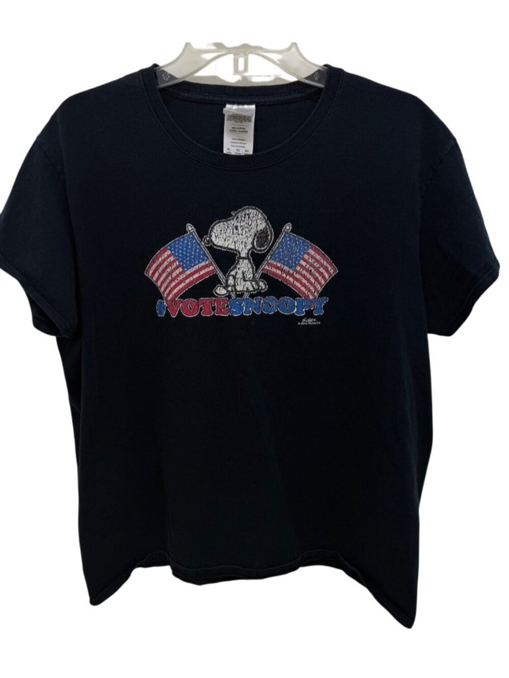 Gildan “Vote Snoopy” Patriotic Graphic Tee – Ladies XL